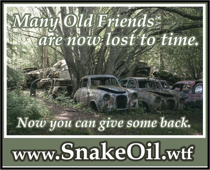 Snake Oil-the most advanced oil additive in the WORLD!